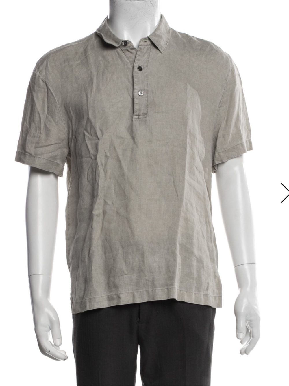 James Perse Lightweight Linen Top in grey size 5